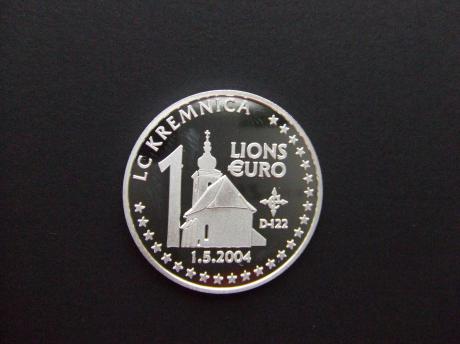 Lions Club International 1 euro munt ( voorkant)